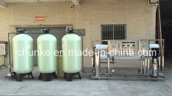 Sistema de tratamiento de agua RO con descarga automática para ablandador de agua de planta de botella potable